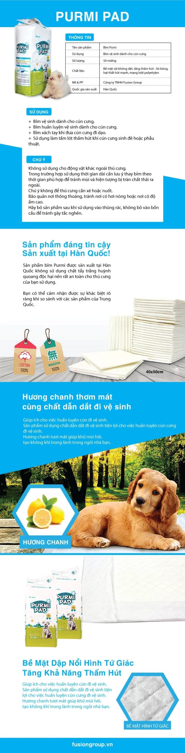 Miếng lót vệ sinh purmi cho chó
